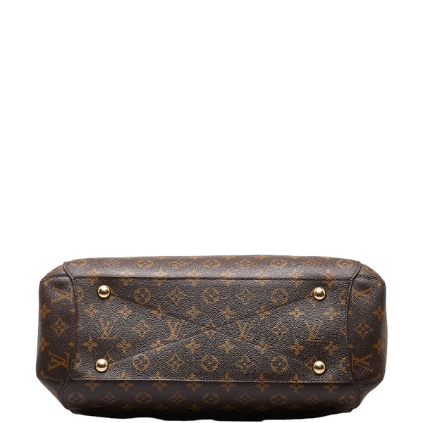 ルイ ヴィトン モノグラム モンテーニュGM ハンドバッグ ショルダーバッグ 2WAY M41067 ブラウン PVC レザー レディース LOUIS VUITTON 【中古】