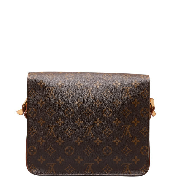 ルイ ヴィトン モノグラム カルトシエールGM ショルダーバッグ M51252 ブラウン PVC レザー レディース LOUIS VUITTON 【中古】