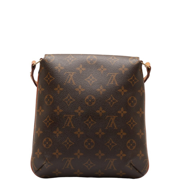 ルイ ヴィトン モノグラム ミュゼットサルサ ロング ショルダーバッグ M51387 ブラウン PVC レザー レディース LOUIS VUITTON 【中古】