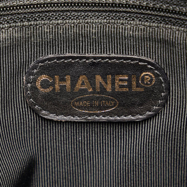 シャネル ココマーク トートバッグ ハンドバッグ ブラック ゴールド レザー レディース CHANEL 【中古】