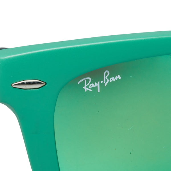 レイバン フォールディング 折りたたみ サングラス RB4105 グリーン プラスチック レディース Ray-Ban 【中古】