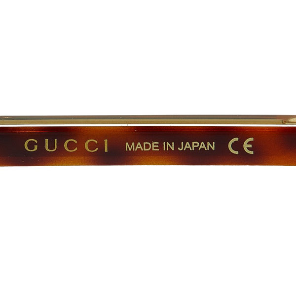 グッチ サングラス GG0382S ブラウン ブルー プラスチック レディース GUCCI 【中古】