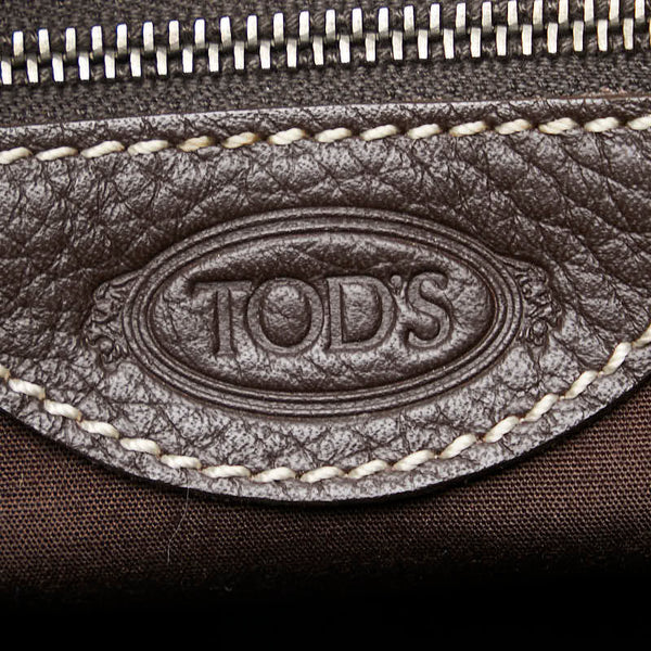 トッズ ワンショルダーバッグ ブラウン レザー レディース TOD’S 【中古】