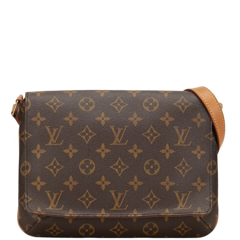 ルイ ヴィトン モノグラム ミュゼットタンゴ ショート ショルダーバッグ M51257 ブラウン PVC レザー レディース LOUIS VUITTON 【中古】