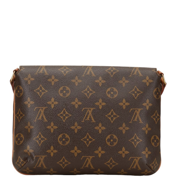 ルイ ヴィトン モノグラム ミュゼットタンゴ ショート ショルダーバッグ M51257 ブラウン PVC レザー レディース LOUIS VUITTON 【中古】