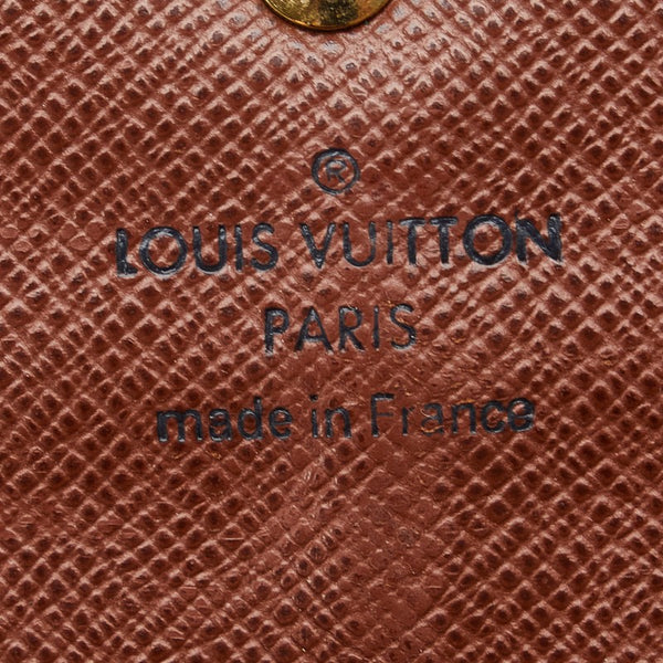 ルイ ヴィトン モノグラム ポルトフォイユ サラ 長財布 M61734 ブラウン PVC レザー レディース LOUIS VUITTON 【中古】