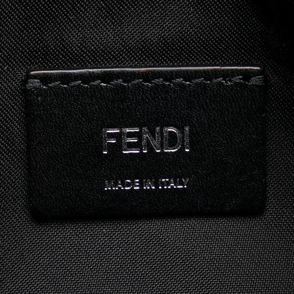 フェンディ モンスターアイ ロゴ FANTASTIC FENDI ハンドバッグ ショルダーバッグ 2WAY 7VA411 ブラック レザー ナイロン レディース FENDI 【中古】