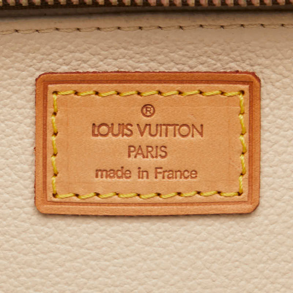 ルイ ヴィトン モノグラム トゥルースブラッシュGM ポーチ 化粧ポーチ M47505 ブラウン PVC レディース LOUIS VUITTON 【中古】