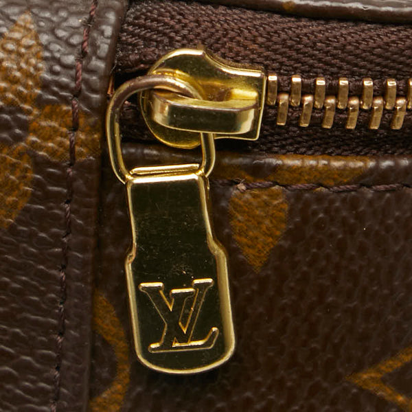 ルイ ヴィトン モノグラム トゥルースブラッシュGM ポーチ 化粧ポーチ M47505 ブラウン PVC レディース LOUIS VUITTON 【中古】