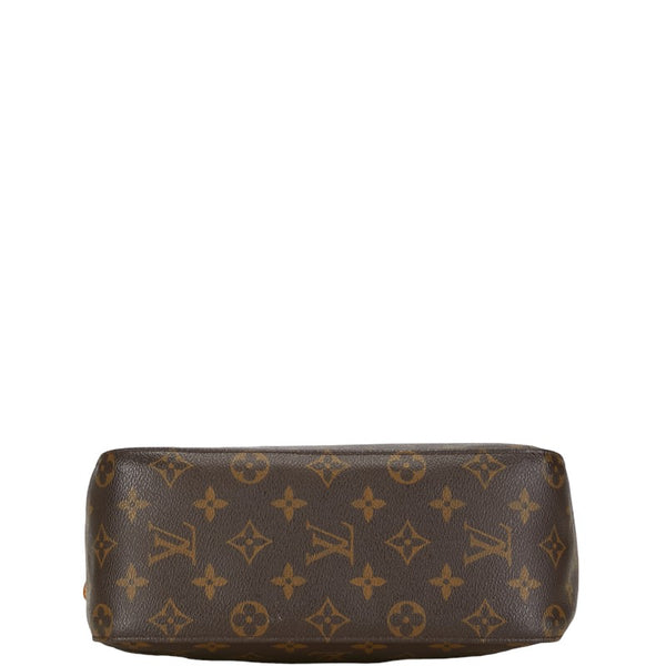 ルイ ヴィトン モノグラム ルーピングMM ショルダーバッグ ハンドバッグ M51146 ブラウン PVC レザー レディース LOUIS VUITTON 【中古】