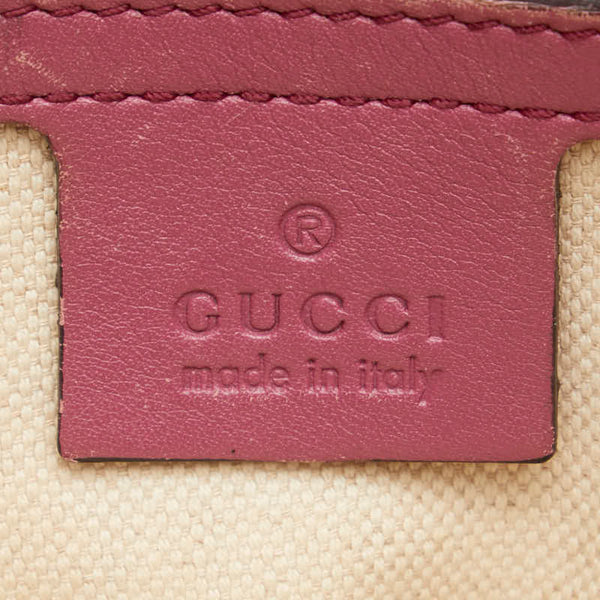 グッチ グッチシマ ハンドバッグ ショルダーバッグ 2WAY 353121 ピンク レザー レディース GUCCI 【中古】