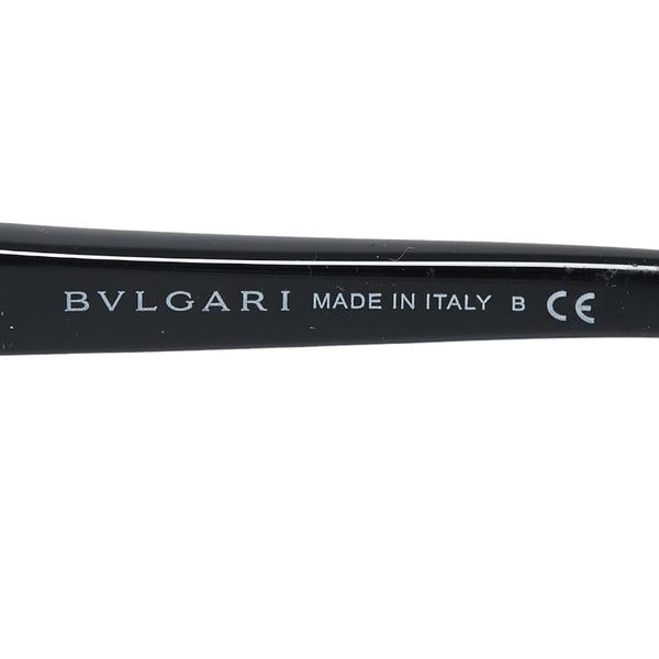 ブルガリ スクエア サングラス 8079-B 5158/8G ブラック プラスチック レディース BVLGARI 【中古】