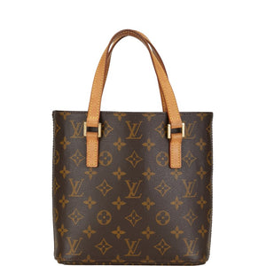 ルイ ヴィトン モノグラム ヴァヴァンPM  ハンドバッグ M51172 ブラウン PVC レザー レディース LOUIS VUITTON 【中古】