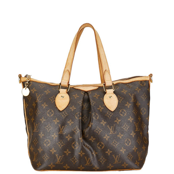 ルイ ヴィトン モノグラム　 パレルモPM ハンドバッグ ショルダーバッグ 2WAY M40145 ブラウン PVC レザー レディース LOUIS VUITTON 【中古】