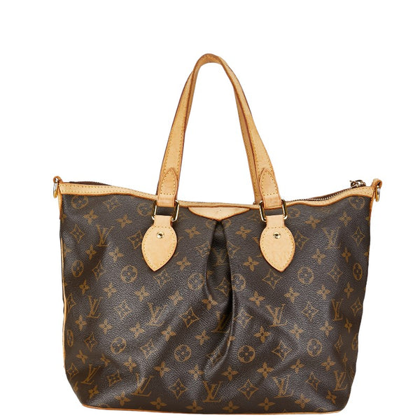 ルイ ヴィトン モノグラム　 パレルモPM ハンドバッグ ショルダーバッグ 2WAY M40145 ブラウン PVC レザー レディース LOUIS VUITTON 【中古】