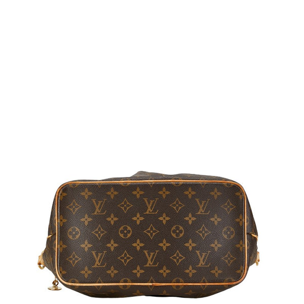 ルイ ヴィトン モノグラム　 パレルモPM ハンドバッグ ショルダーバッグ 2WAY M40145 ブラウン PVC レザー レディース LOUIS VUITTON 【中古】