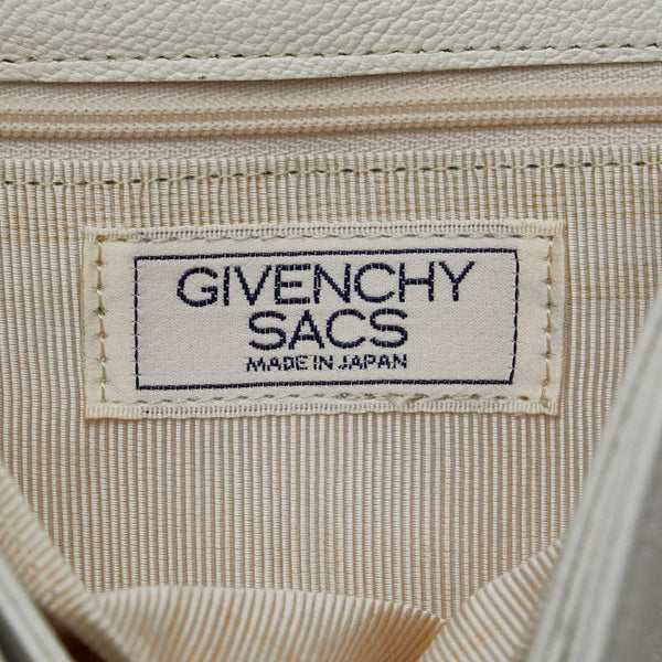 ジバンシー 4Gロゴ ショルダーバッグ ホワイト レザー レディース Givenchy 【中古】