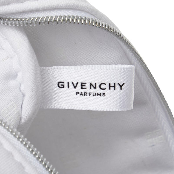 ジバンシー ロゴ コスメポーチ ホワイト ポリエステル レディース Givenchy 【中古】