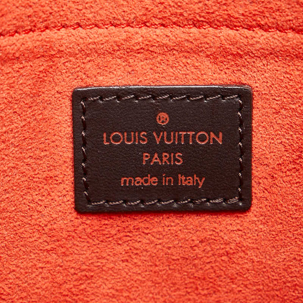 ルイ ヴィトン ダミエ ソバージュ ライオン ハンドバッグ M92131 ブラウン ベージュ ハラコ レザー レディース LOUIS VUITTON 【中古】