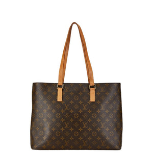 ルイ ヴィトン モノグラム ルコ トートバッグ ショルダーバッグ  M51155 ブラウン PVC レザー レディース LOUIS VUITTON 【中古】