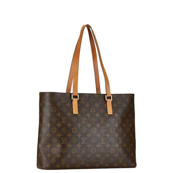 ルイ ヴィトン モノグラム ルコ トートバッグ ショルダーバッグ  M51155 ブラウン PVC レザー レディース LOUIS VUITTON 【中古】