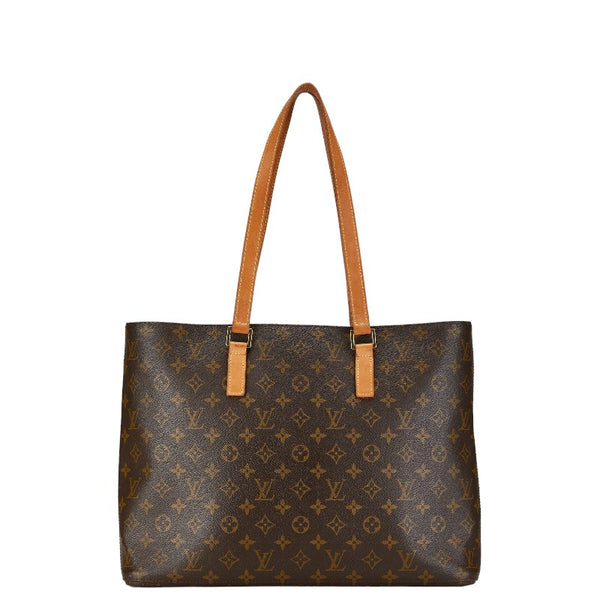 ルイ ヴィトン モノグラム ルコ トートバッグ ショルダーバッグ  M51155 ブラウン PVC レザー レディース LOUIS VUITTON 【中古】