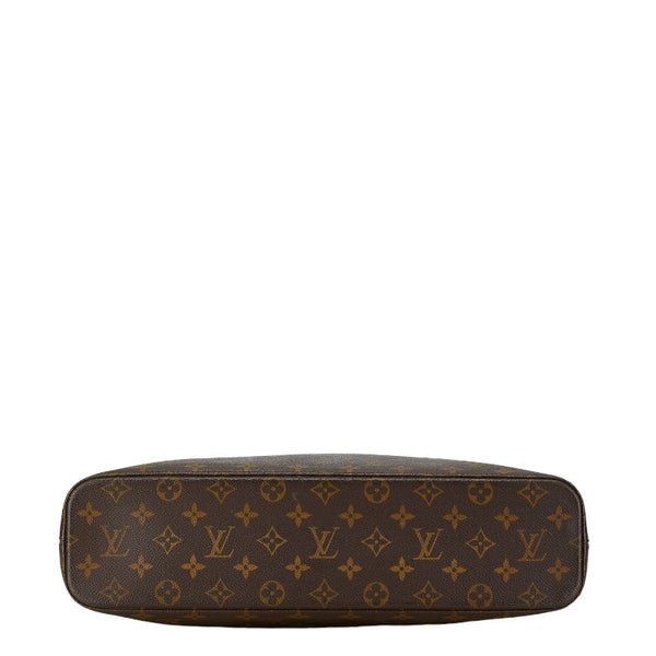 ルイ ヴィトン モノグラム ルコ トートバッグ ショルダーバッグ  M51155 ブラウン PVC レザー レディース LOUIS VUITTON 【中古】