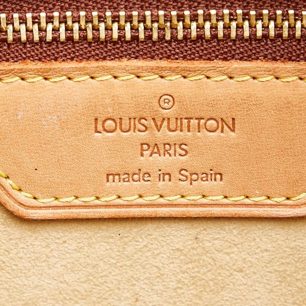 ルイ ヴィトン モノグラム ルコ トートバッグ ショルダーバッグ  M51155 ブラウン PVC レザー レディース LOUIS VUITTON 【中古】