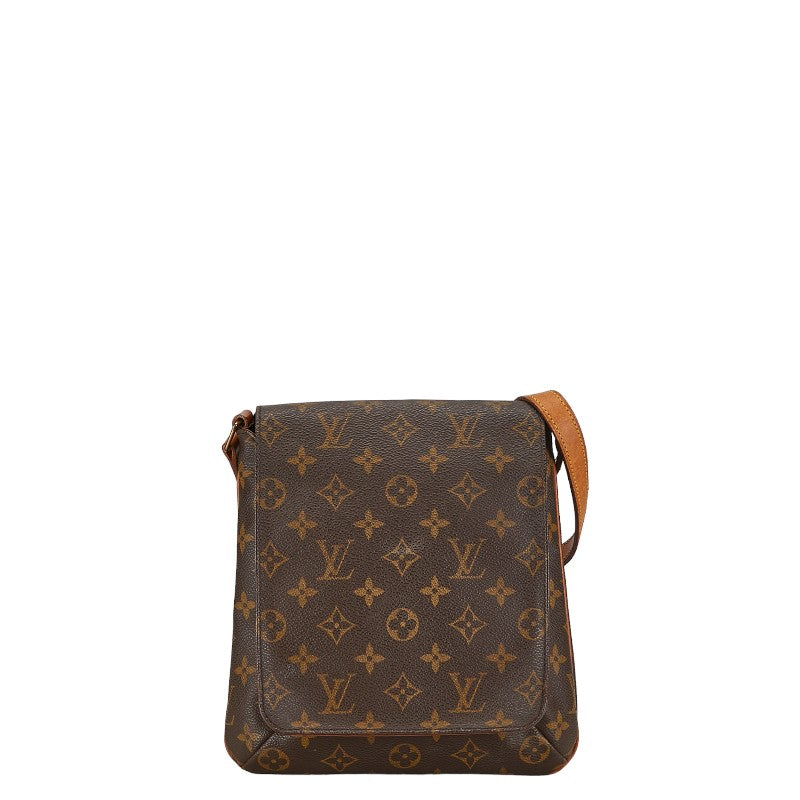 ルイ ヴィトン モノグラム ミュゼットサルサ ショート ショルダーバッグ M51258 ブラウン PVC レザー レディース LOUIS VUITTON 【中古】