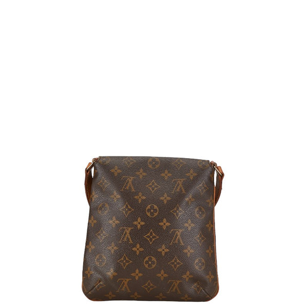 ルイ ヴィトン モノグラム ミュゼットサルサ ショート ショルダーバッグ M51258 ブラウン PVC レザー レディース LOUIS VUITTON 【中古】