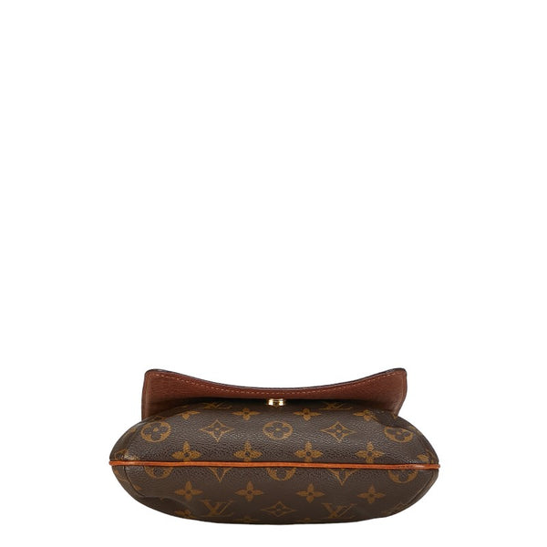 ルイ ヴィトン モノグラム ミュゼットサルサ ショート ショルダーバッグ M51258 ブラウン PVC レザー レディース LOUIS VUITTON 【中古】