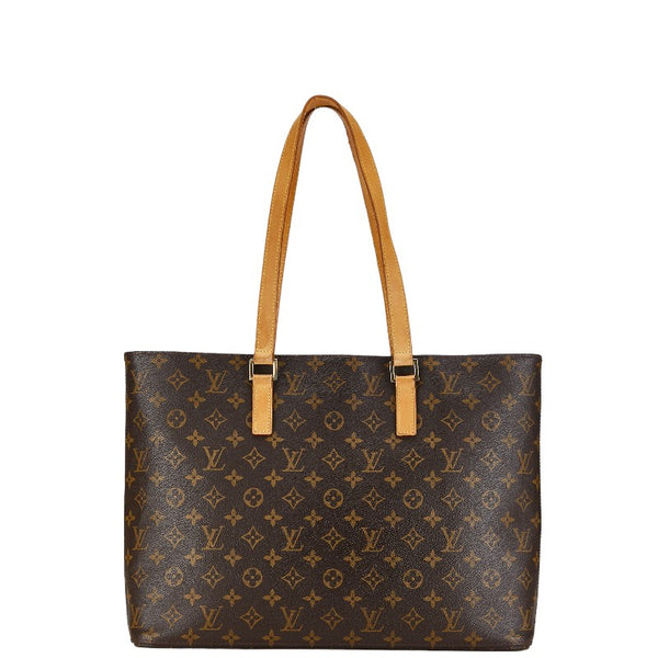 ルイ ヴィトン モノグラム ルコ トートバッグ ハンドバッグ M51155 ブラウン PVC レザー レディース LOUIS VUITTON 【中古】