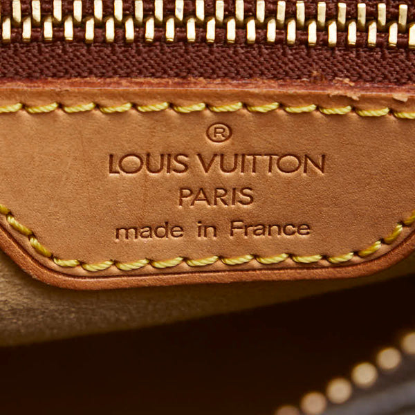 ルイ ヴィトン モノグラム ルーピングMM ショルダーバッグ M51146 ブラウン PVC レザー レディース LOUIS VUITTON 【中古】