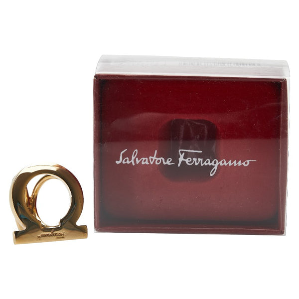 サルヴァトーレフェラガモ ガンチーニ スカーフリング 0171487 ゴールド メッキ レディース Salvatore Ferragamo 【中古】