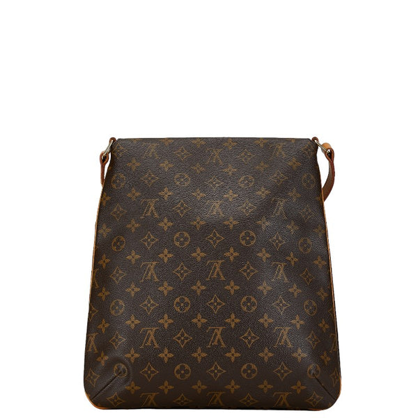 ルイ ヴィトン モノグラム ミュゼット 斜め掛け ショルダーバッグ M51256 ブラウン PVC レザー レディース LOUIS VUITTON 【中古】