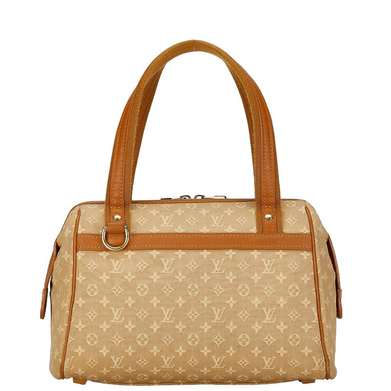 ルイ ヴィトン モノグラム ミニ ジョセフィーヌPM ハンドバッグ M92416 ベージュ キャンバス レザー レディース LOUIS VUITTON 【中古】