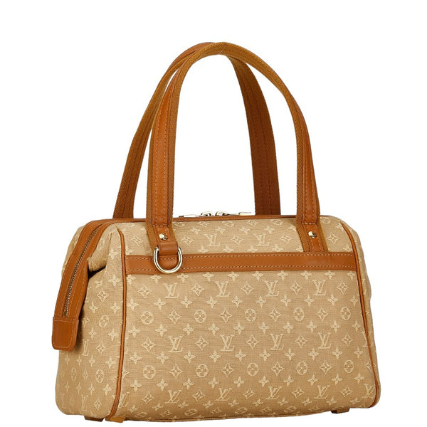 ルイ ヴィトン モノグラム ミニ ジョセフィーヌPM ハンドバッグ M92416 ベージュ キャンバス レザー レディース LOUIS VUITTON 【中古】