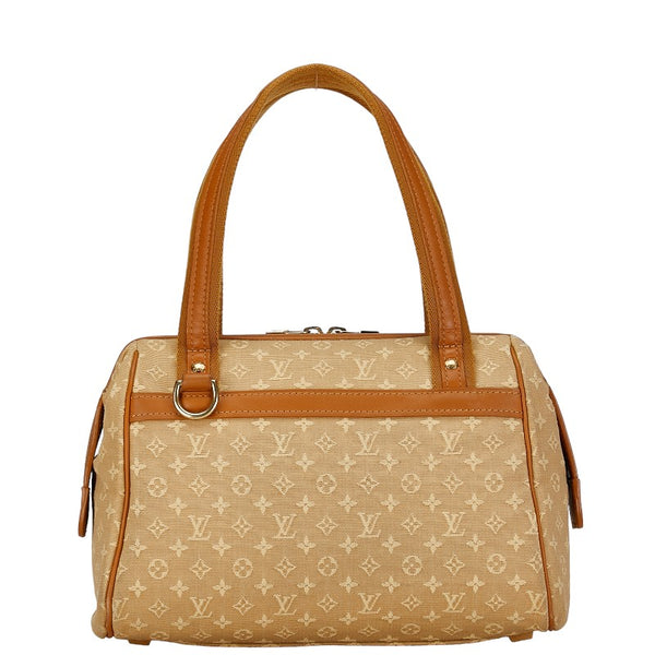 ルイ ヴィトン モノグラム ミニ ジョセフィーヌPM ハンドバッグ M92416 ベージュ キャンバス レザー レディース LOUIS VUITTON 【中古】