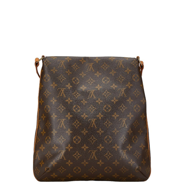 ルイ ヴィトン モノグラム ミュゼット ショルダーバッグ M51256 ブラウン PVC レザー レディース LOUIS VUITTON 【中古】