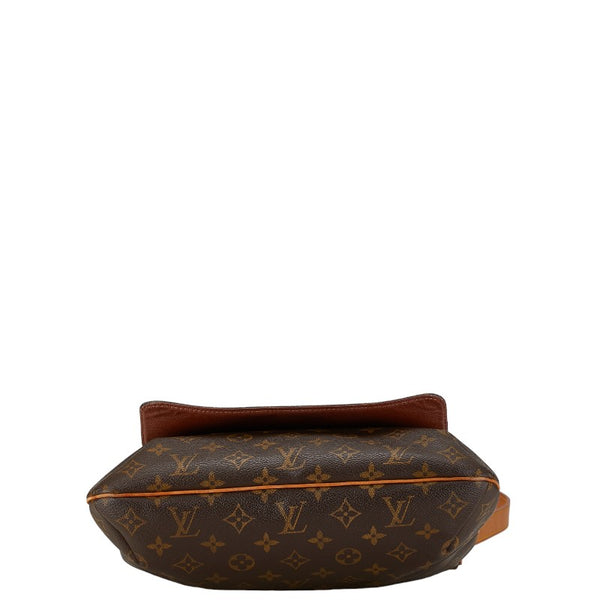 ルイ ヴィトン モノグラム ミュゼット ショルダーバッグ M51256 ブラウン PVC レザー レディース LOUIS VUITTON 【中古】