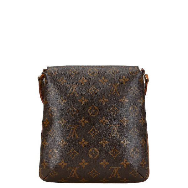 ルイ ヴィトン モノグラム ミュゼットサルサ ショート ハンドバッグ M51258 ブラウン PVC レザー レディース LOUIS VUITTON 【中古】