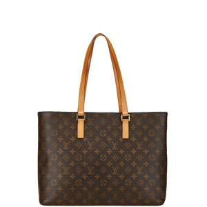 ルイ ヴィトン モノグラム ルコ トートバッグ ショルダーバッグ  M51155 ブラウン PVC レザー レディース LOUIS VUITTON 【中古】