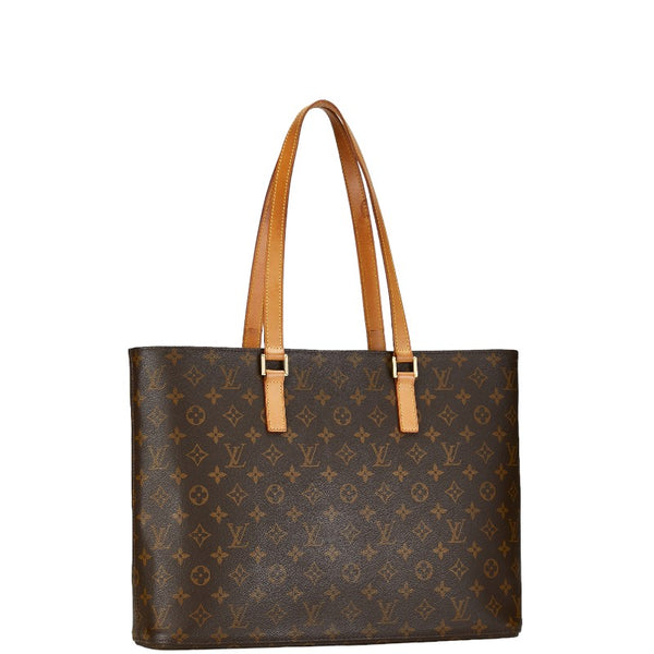 ルイ ヴィトン モノグラム ルコ トートバッグ ショルダーバッグ  M51155 ブラウン PVC レザー レディース LOUIS VUITTON 【中古】