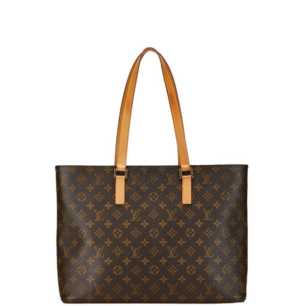 ルイ ヴィトン モノグラム ルコ トートバッグ ショルダーバッグ  M51155 ブラウン PVC レザー レディース LOUIS VUITTON 【中古】