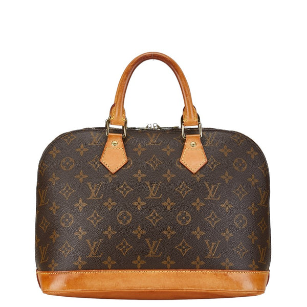 ルイ ヴィトン モノグラム アルマPM ハンドバッグ M51130 ブラウン PVC レザー レディース LOUIS VUITTON 【中古】