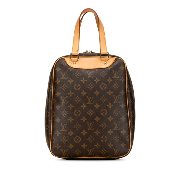 ルイ ヴィトン モノグラム エクスキュルシオン ハンドバッグ M41450 ブラウン PVC レザー レディース LOUIS VUITTON 【中古】