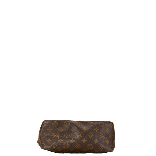 ルイ ヴィトン モノグラム ルーピングMM ショルダーバッグ ハンドバッグ M51146 ブラウン PVC レザー レディース LOUIS VUITTON 【中古】