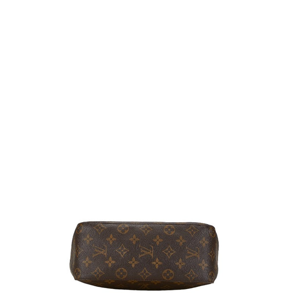 ルイ ヴィトン モノグラム ルーピングMM ショルダーバッグ ハンドバッグ M51146 ブラウン PVC レザー レディース LOUIS VUITTON 【中古】