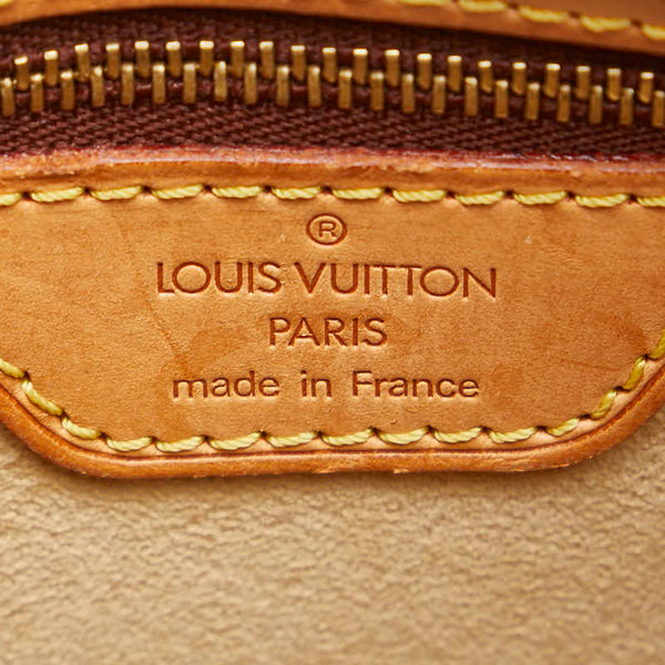 ルイ ヴィトン モノグラム ルーピングMM ショルダーバッグ ハンドバッグ M51146 ブラウン PVC レザー レディース LOUIS VUITTON 【中古】