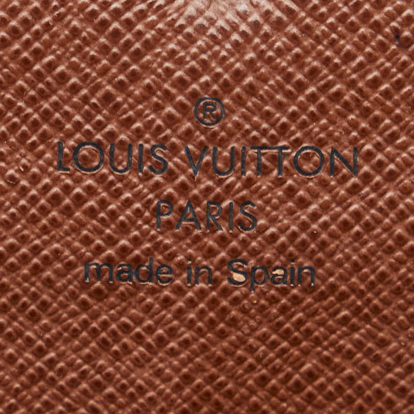 ルイ ヴィトン モノグラム ポルトフォイユ サラ 長財布 M61734 ブラウン PVC レザー レディース LOUIS VUITTON 【中古】